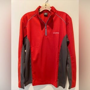 Mountia brand (Korean) 1/4 zip jacket burnt orange brick color size small